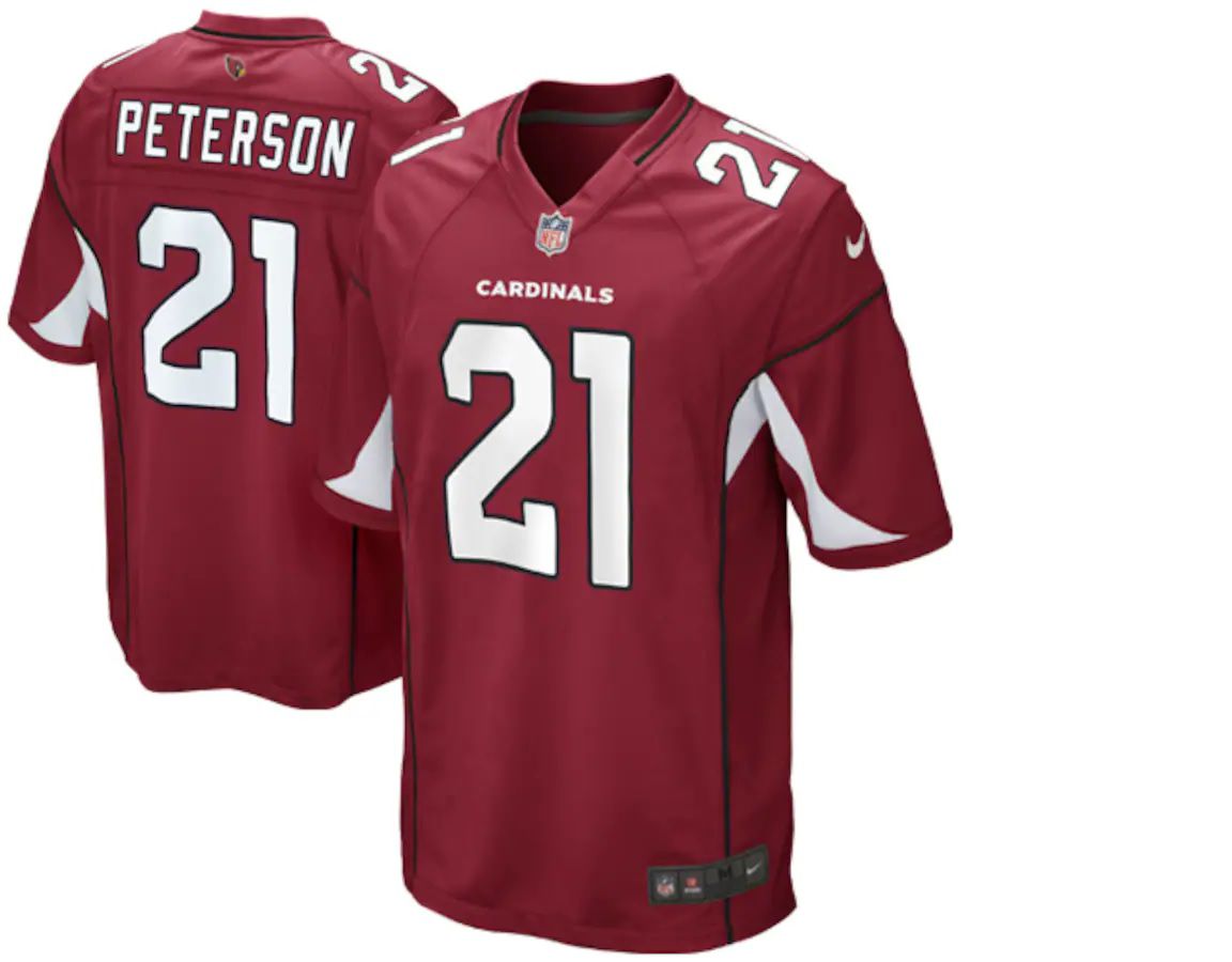 Men Arizona Cardinals 21 Patrick Peterson Nike Cardinal Game Player NFL Jersey